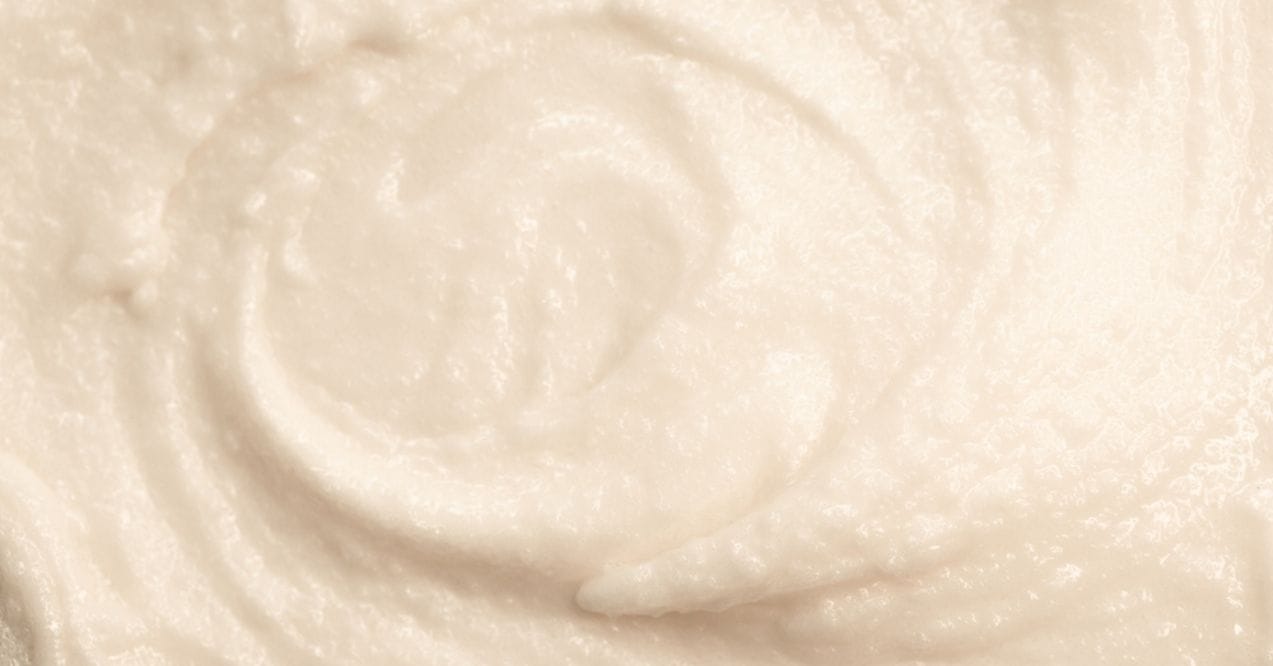 Close-up of creamy baby food texture